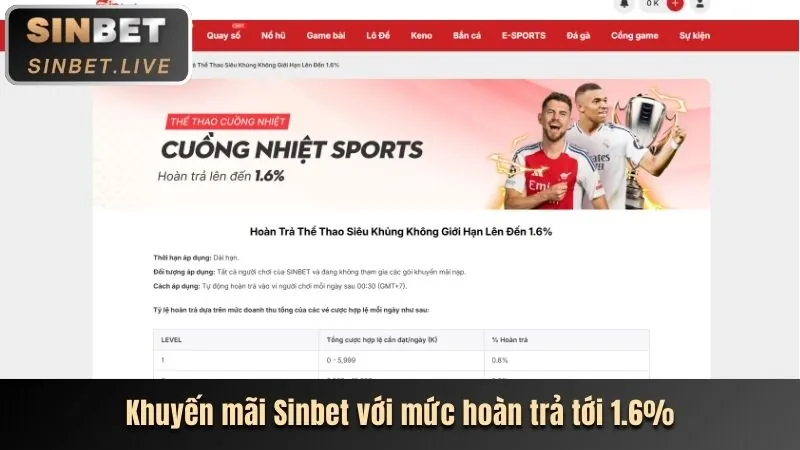 Giao diện ứng dụng hi8 app hiển thị cá cược thể thao trực tiếp trên điện thoại